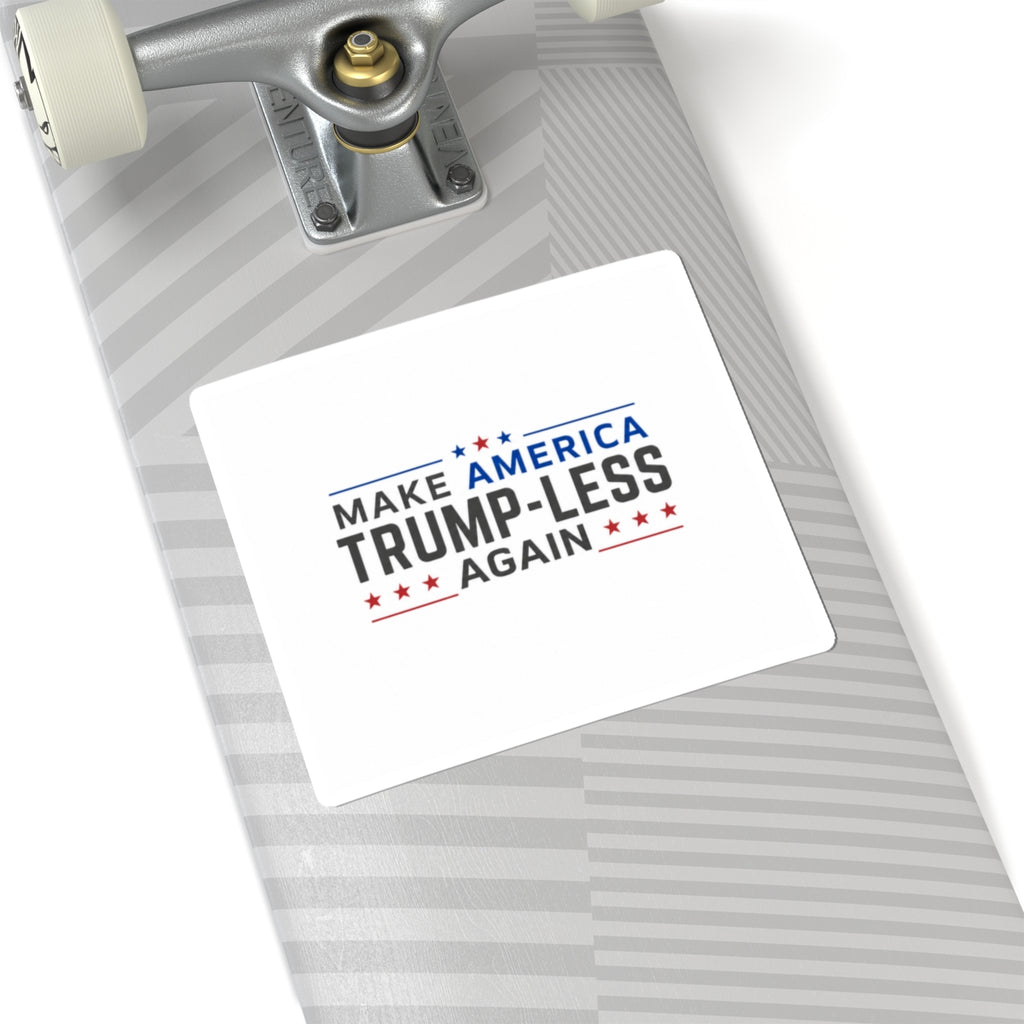 Make America Trump-less Again Sticker - Political Protest Kiss-Cut Vinyl