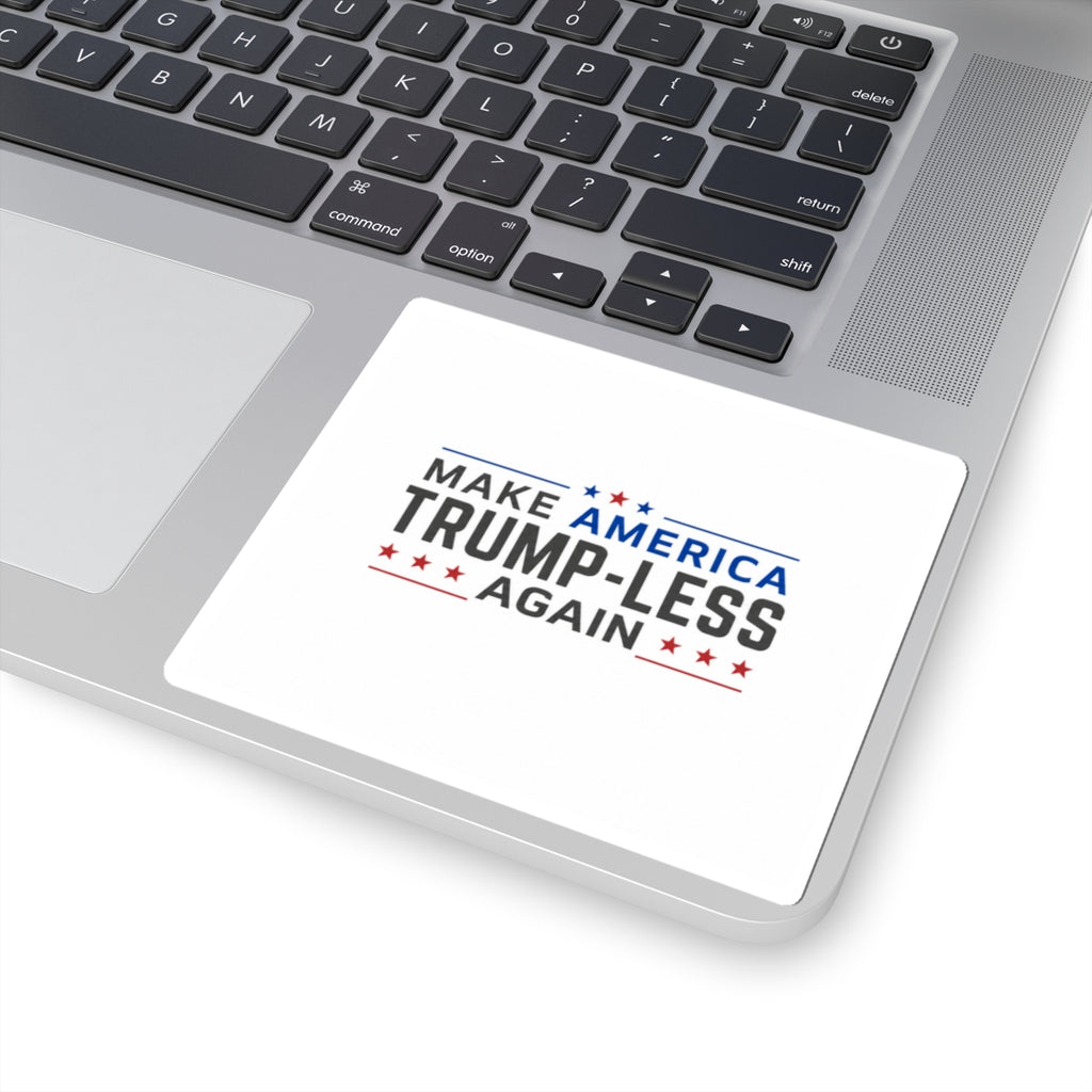 Make America Trump-less Again Sticker - Political Protest Kiss-Cut Vinyl
