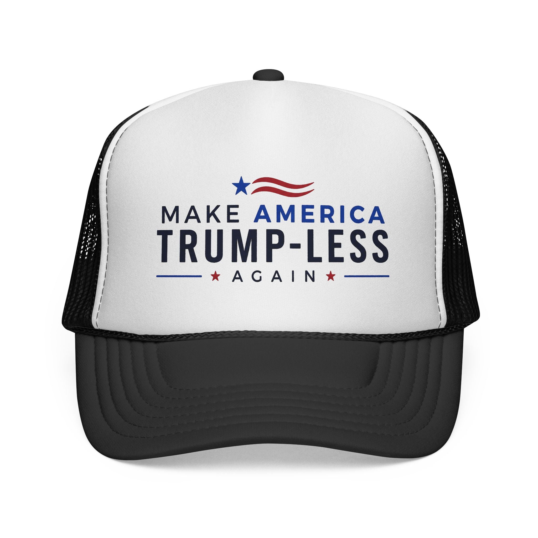 Trucker Cap — "Make America Trump-less Again" Political Mesh Hat